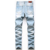 Men's straight Slimming Ripped Fit Jeans